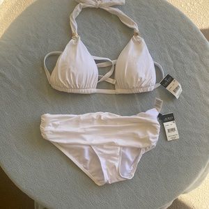 Ralph Lauren white bikini